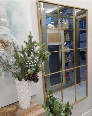OFERTON! Espejo ventana forja industrial 150x90cm
