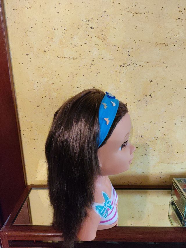 Cabeza maniquí Nancy para peinar