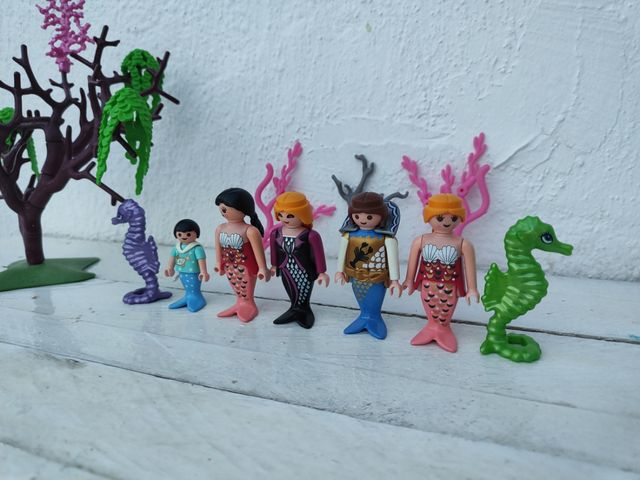 Playmobil sirenas: 5 figuras