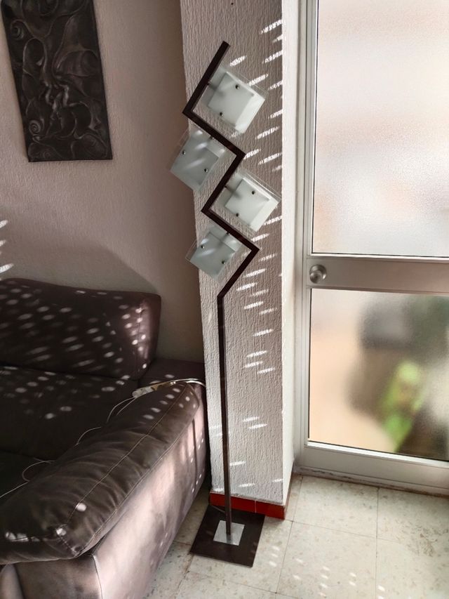 Lámpara pie moderna - 4 pantallas