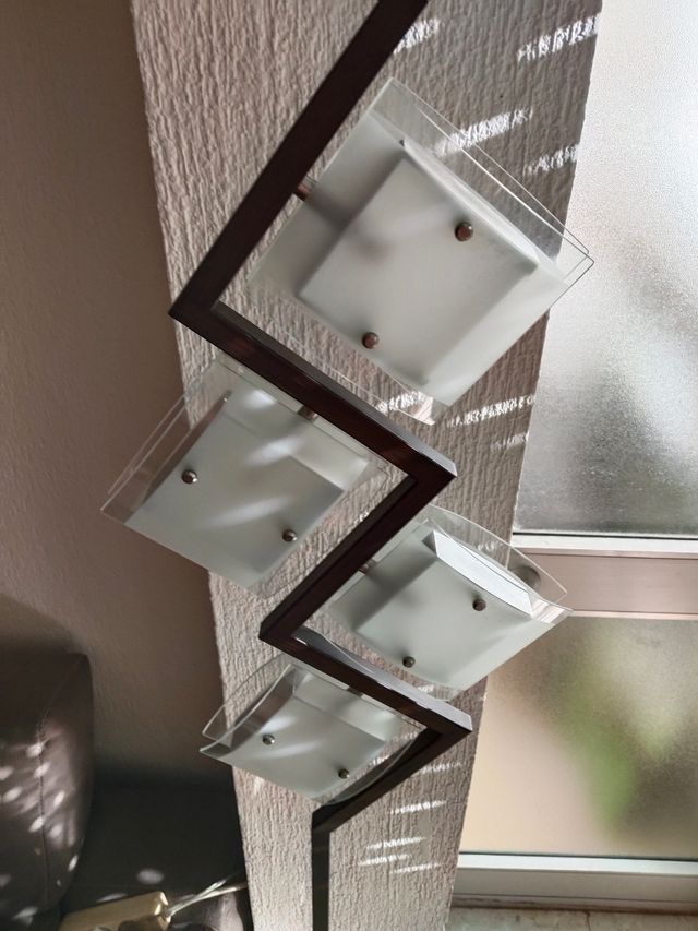 Lámpara pie moderna - 4 pantallas