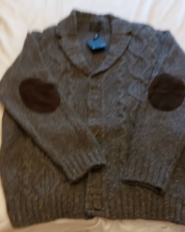 Chaqueta gris caballero punto