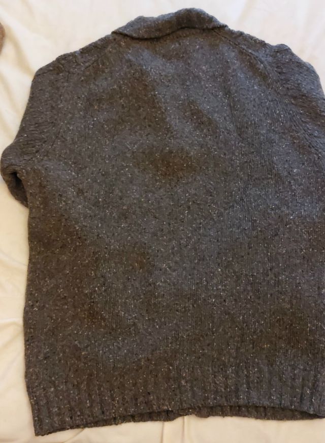 Chaqueta gris caballero punto