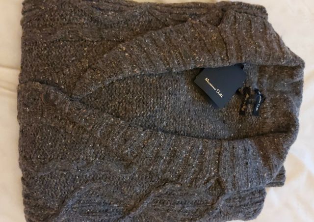 Chaqueta gris caballero punto