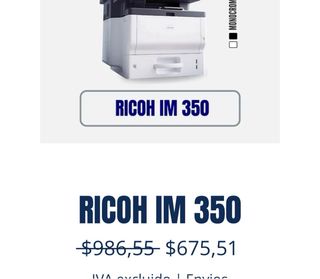 Impresora multifunción Ricoh IM 350