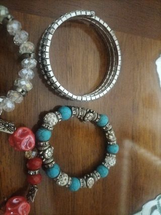 6 Braccialetti colorati