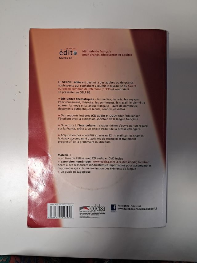 Nouvel Edito B2 Eleve+cd