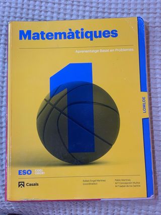 Matemàtiques 1 ESO LOMLOE