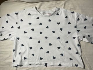 Pijama niña corazones blanco
para 14 años aproxima