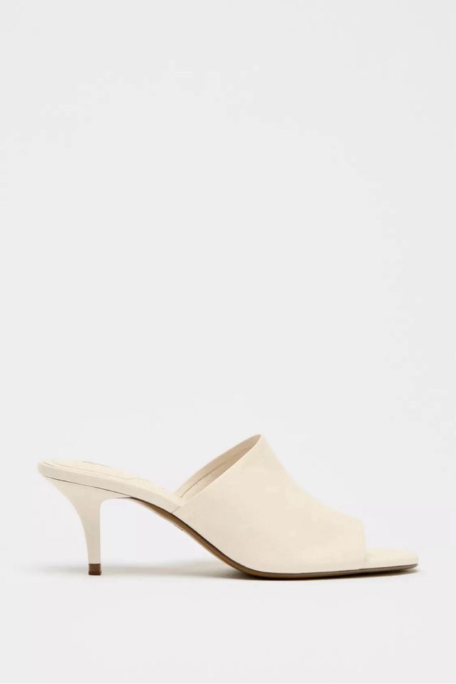 Sandalias mules piel Zara