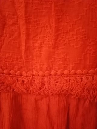 Vestido rojo fiesta - Talla M