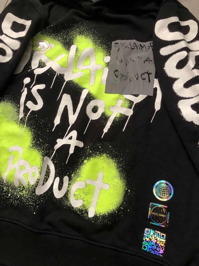 Felpa Disclaimer nera - Originale!