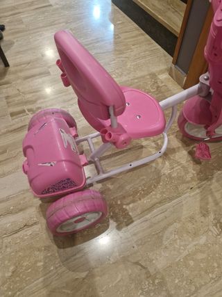 Moto triciclo infantil rosa