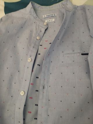 2 Camicie Bambino - Blu e Bianca