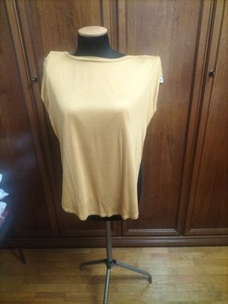Blusa estiva gialla fiori