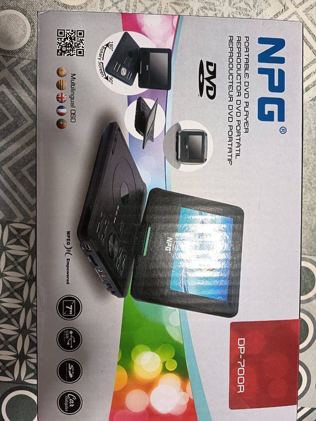 Reproductor DVD Portátil NPC