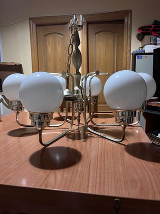 Lámpara vintage de techo 6 luces  estilo retro
