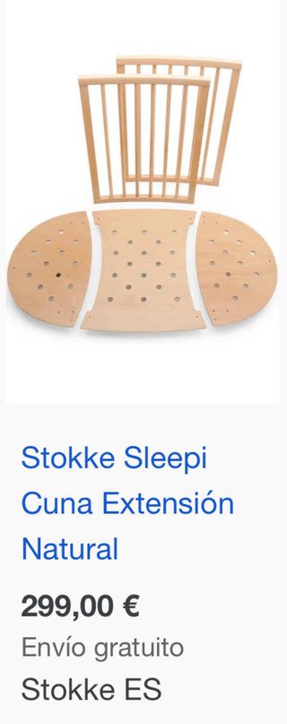 Cuna / Cama Stokke + cambiador