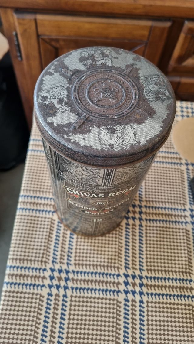 Scatola di Latta Whisky Vintage