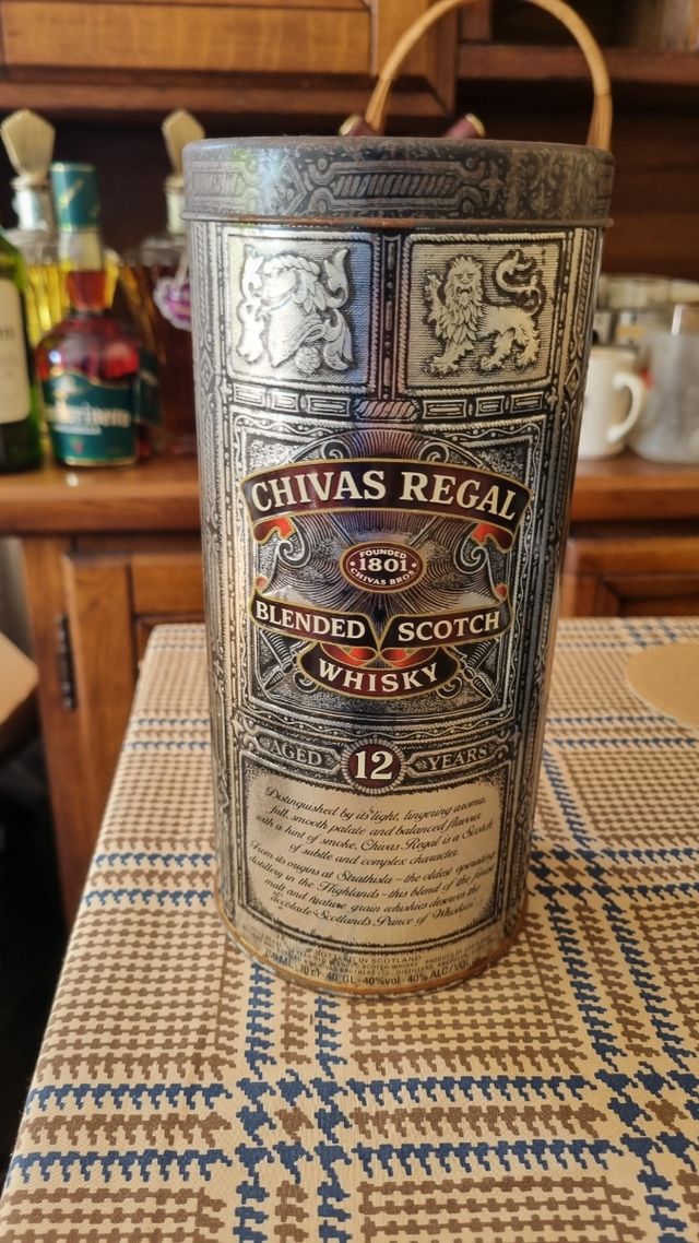 Scatola di Latta Whisky Vintage