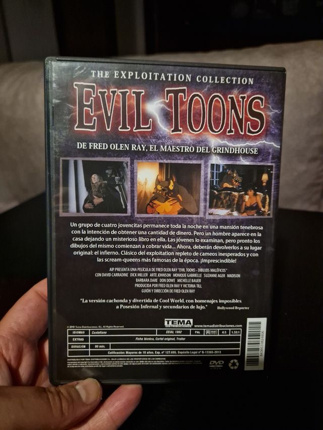 DVD Evil Toons - Terrorífico
