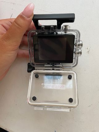 Cámara deportiva HD 1080p azul