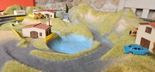 Lote Maqueta y tren Ibertren años 70