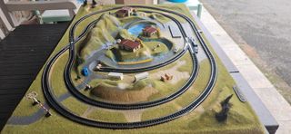 Lote Maqueta y tren Ibertren años 70