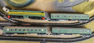 Lote Maqueta y tren Ibertren años 70
