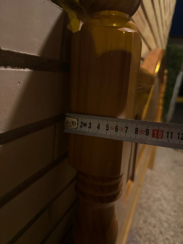 Testiera provenzale in legno massello