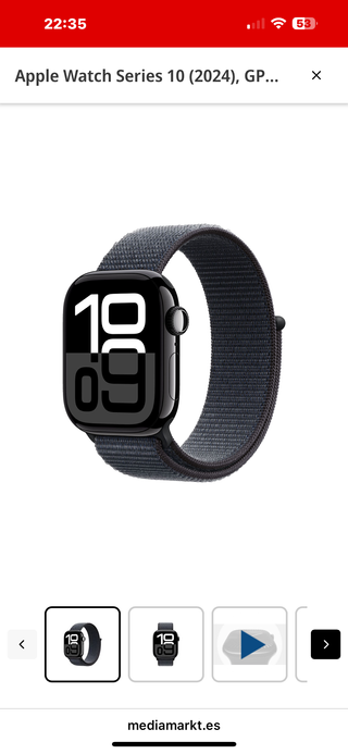 Apple Watch Series 10 (2024) - Negro
