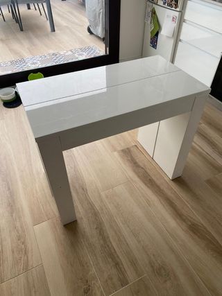 Mesa extensible blanca - Comedor