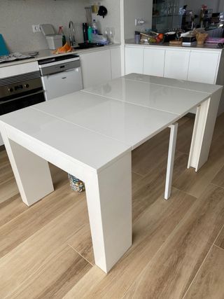 Mesa extensible blanca - Comedor