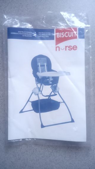 Trona bebé plegable, buen estado