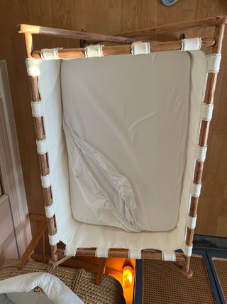 Minicuna madera vintage