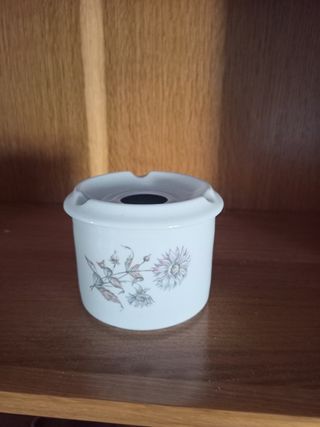 Cenicero porcelana blanco - Decoración