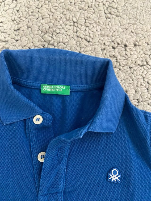 Polo Benetton manga larga niño