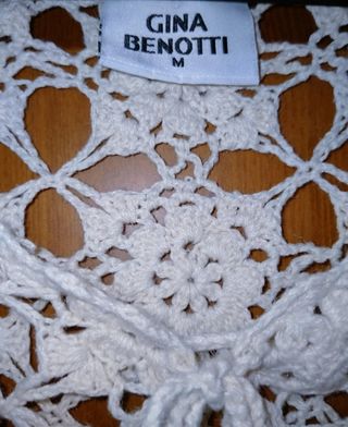 Maglione uncinetto Gina Benotti colore panna 