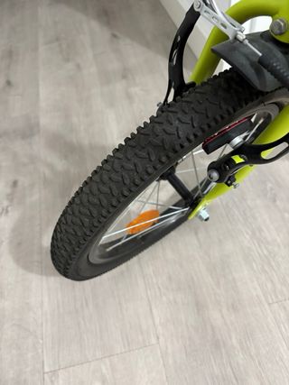 Bicicleta niño 16" Btwin, negra