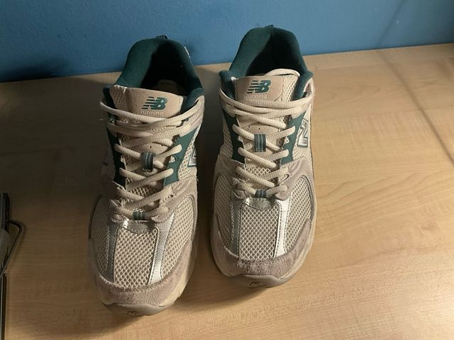 Zapatillas New Balance 350 Beige/Verde. 