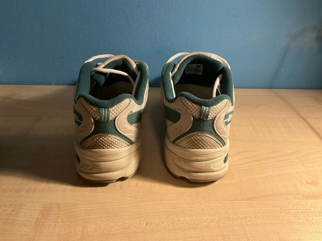 Zapatillas New Balance 350 Beige/Verde. 