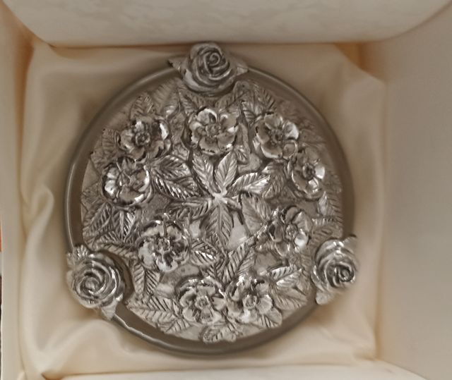 Cenicero cristal con tapa de filigrana EDEN (OB36)