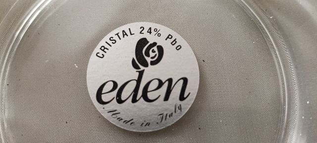 Cenicero cristal con tapa de filigrana EDEN (OB36)