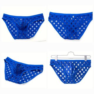 Slip azul con agujeros