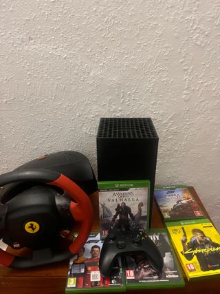 Xbox Series X + 4 juegos + volante