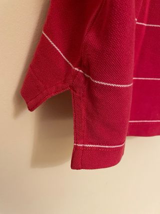 Polo Manga corta Hilfiguer Denin rojo.