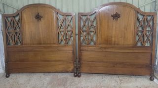 Cabeceros cama madera estilo vintage