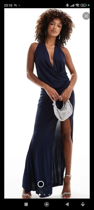 Vestido fiesta azul - Talla única