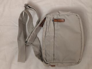 Bolso bandolera marrón-rosa