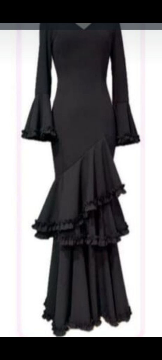 Traje Flamenca Negro XS-S